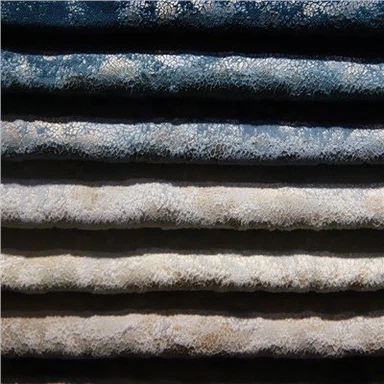 Kationisch bronzierender Heimtextilienstoff