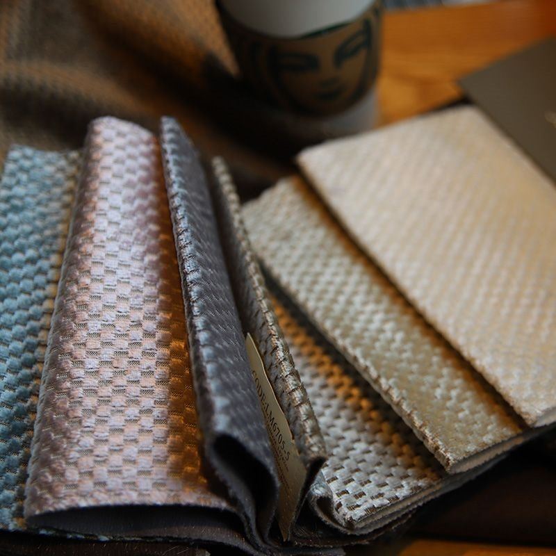 100 Polyester, einfarbig, weicher Stretch-Jacquard-Stoff für Kleider